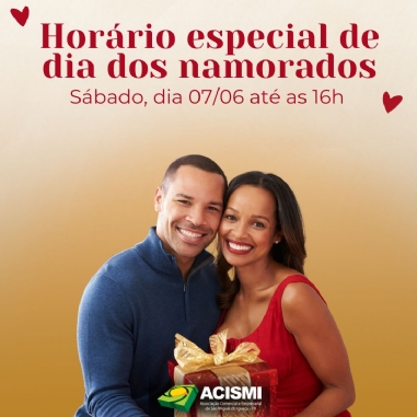 Comrcio de So Miguel vai atender em horrio especial no sbado (07) em virtude do dia dos namorados
